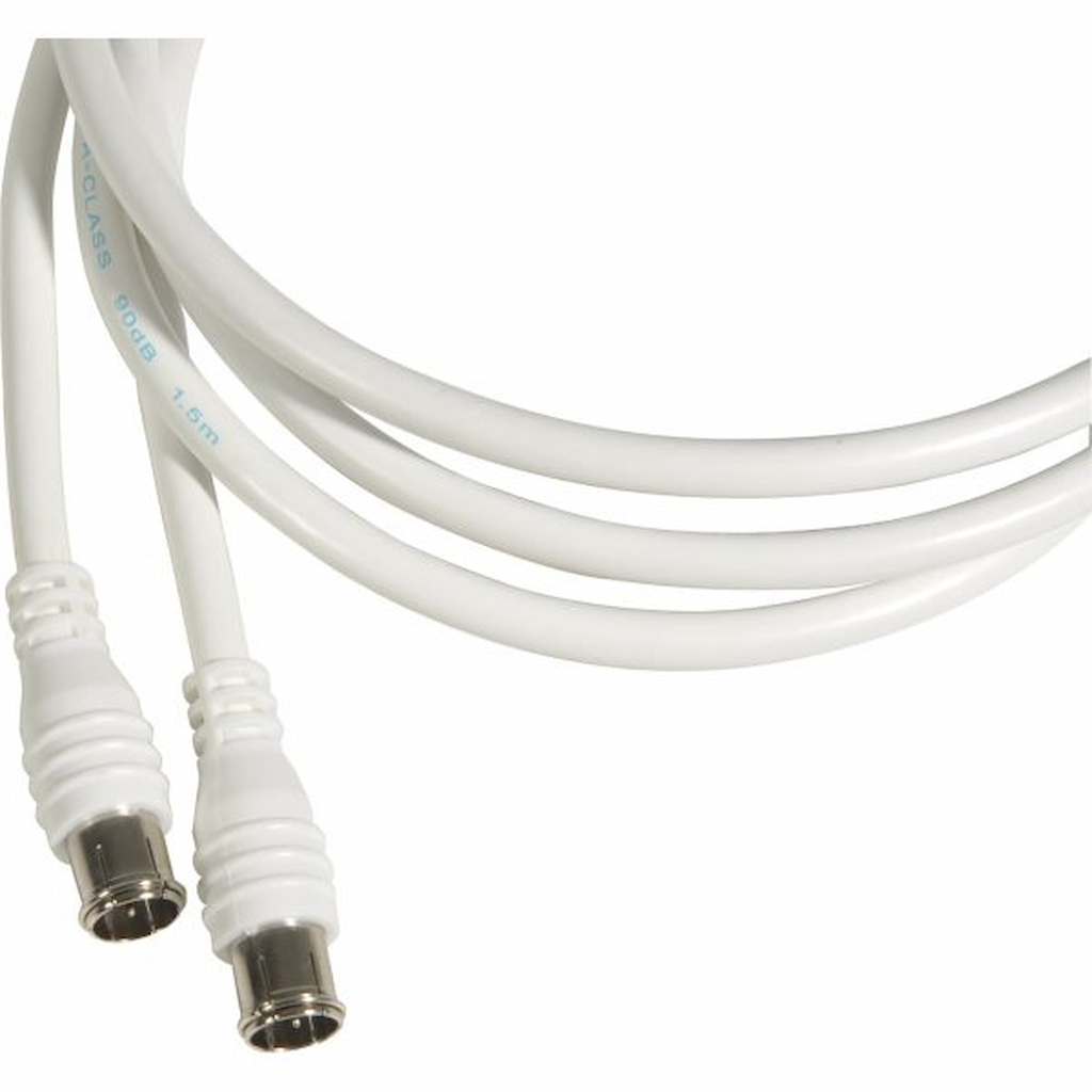 Sat-Kabel mit F-Quick-Steckern Länge 3 m