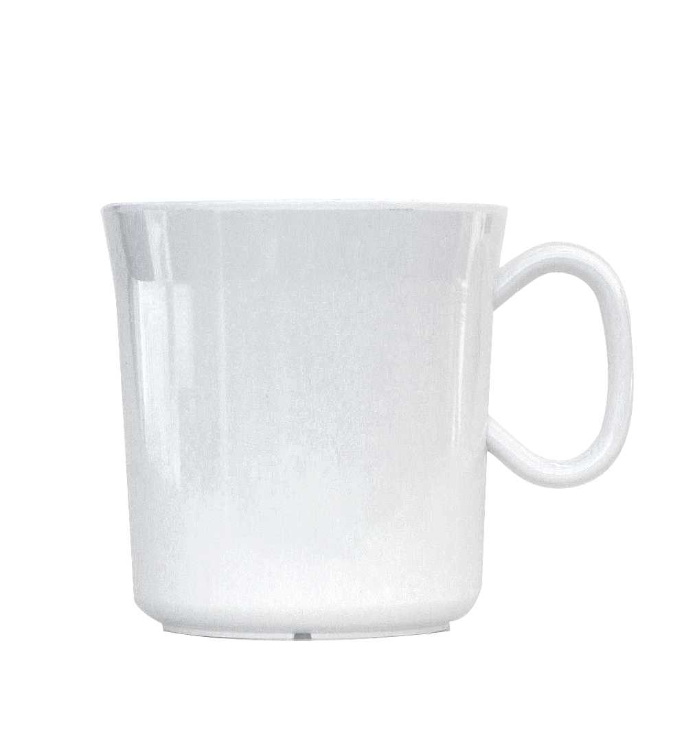 Waca Melamin Henkelbecher weiss 400 ml