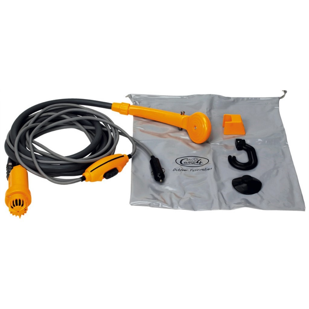 Outdoor Campingdusche 12 Volt mit Tauchpumpe