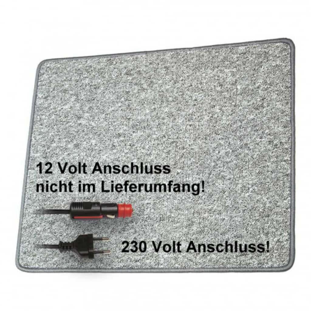 Pro Car Heizteppich 60 x 100 cm grau 230 Volt / 60 Watt