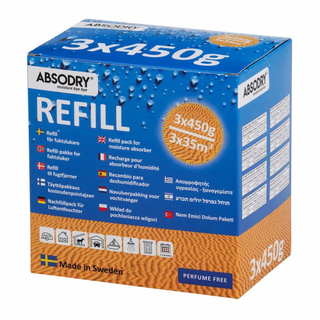 Nachfüllgranulat ABSODRY Box Classic 3er Pack 450 g