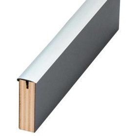 T-Umleimer mit Nase mittelgrau 5 meter