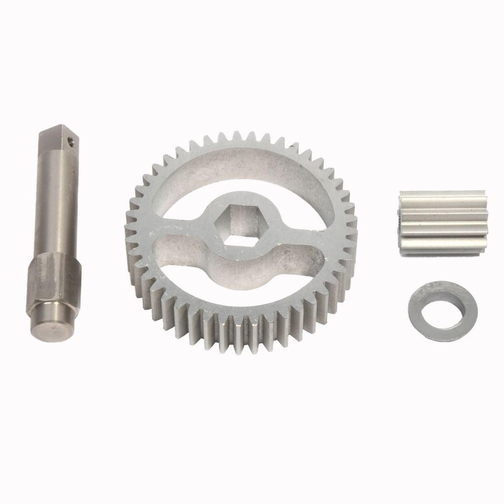 Zahnräder und Achse Satz Omnistep ABS 12V double 500 alu