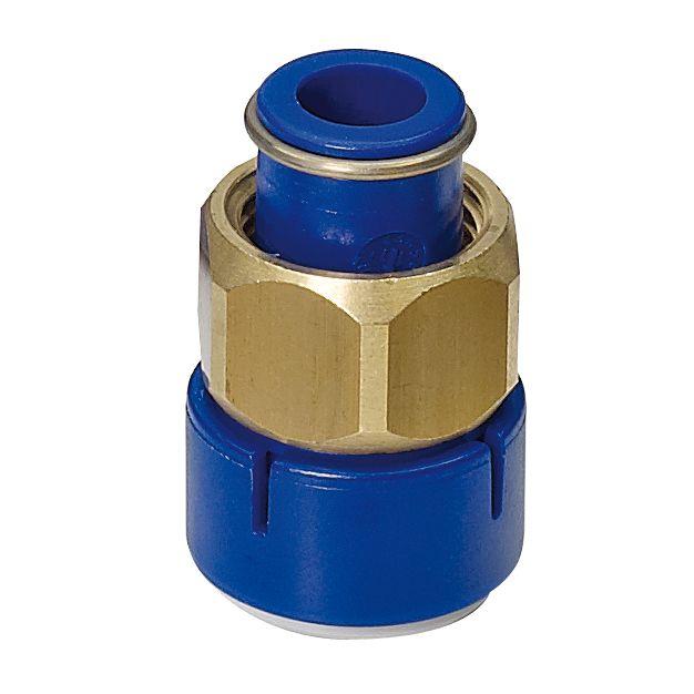 Gerader Verbinder UniQuick mit Verschraubung 12 mm