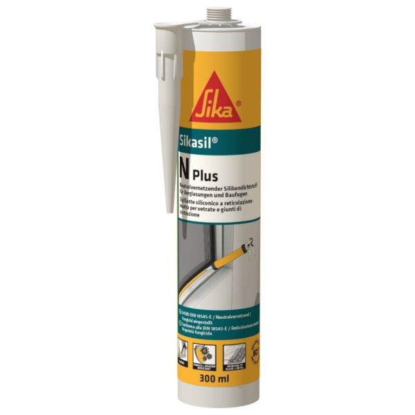 Sikasil® N-Plus Silikondichtstoff 300 ml transparent