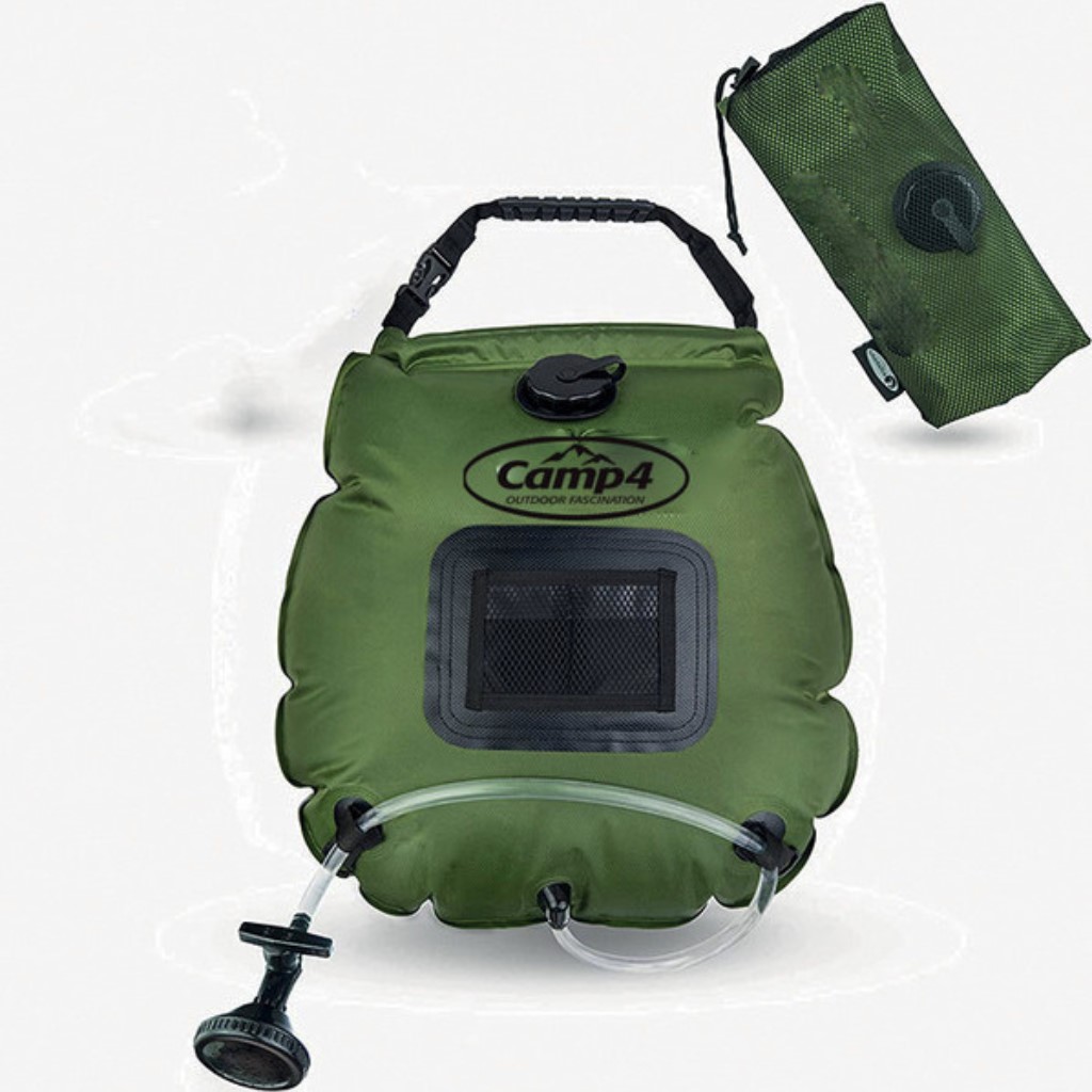 Camp4 Solardusche 20 Liter olivgrün