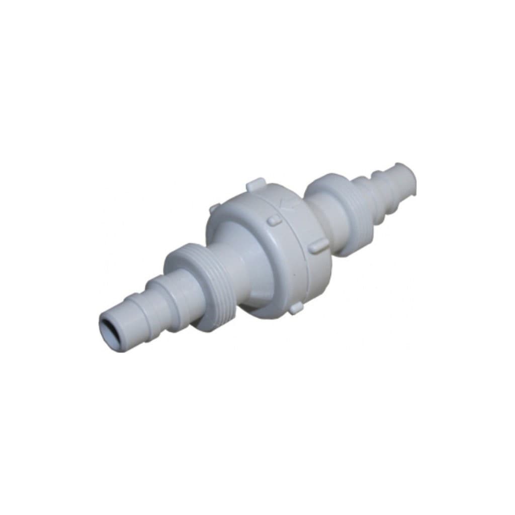 Rückschlagventil mit Gewindetülle für 10 mm/12 mm Schlauchanschluss
