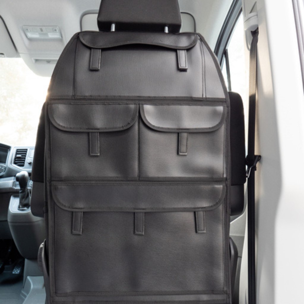Organizer für Fahrersitz mit 4 Taschen schwarz