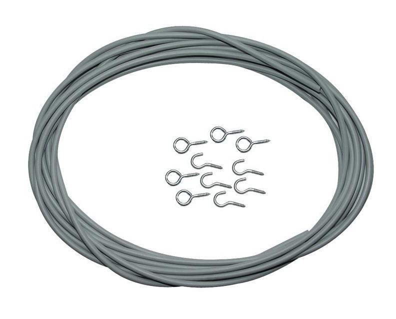 Spannfix 3 Meter mit 5 Haken und 5 Ösen