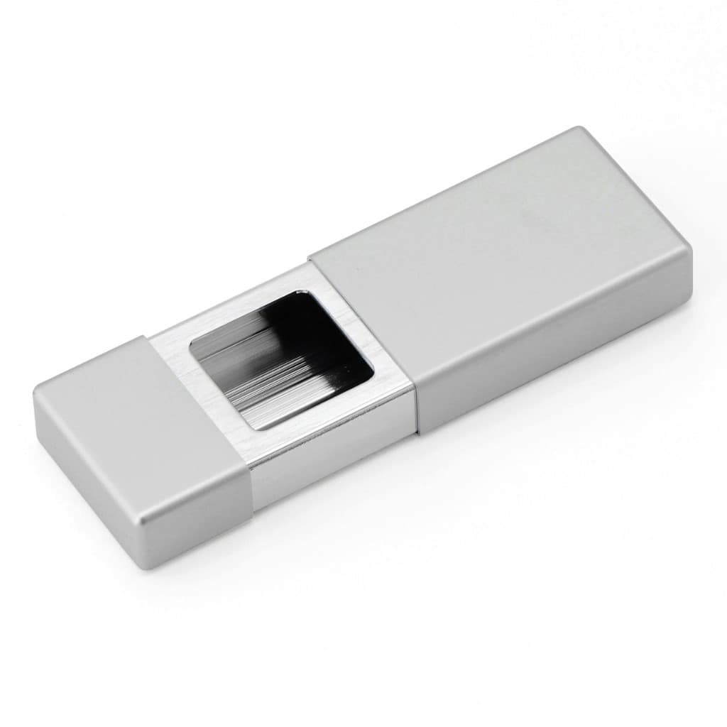 Origin Outdoors Reise-Aschenbecher eckig silber
