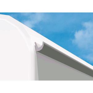 Selbstklebende Regenrinne Omni-Gutter Länge 4 m