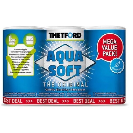 Thetford Toilettenpapier Aqua Soft 6 Rollen