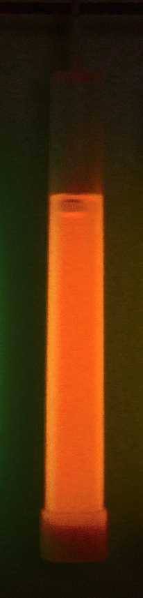 Knicklicht, 15 cm orange