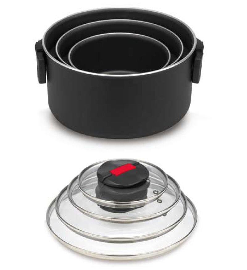 Ballarini Kochtopf mit Glasdeckel L 24 cm