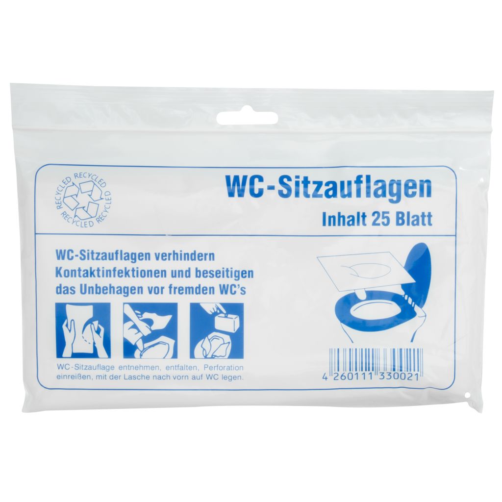 WC-Brillenschutz 25 Stück für Campingtoilette