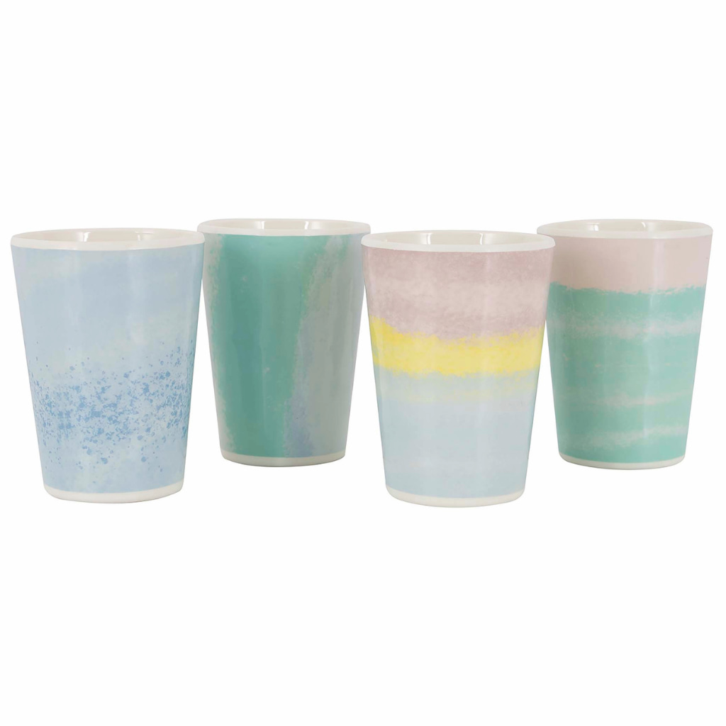 Bo-Camp - Pastel collection - Tasse - Barfleur - 4 Stück