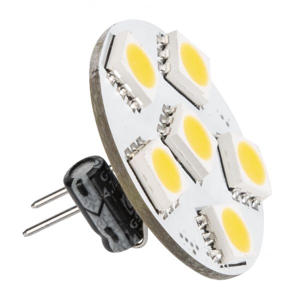 LED-Leuchtmittel 6er SMD Modul GZ4 12 Volt