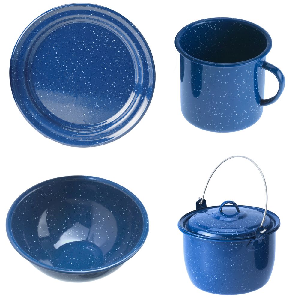 Emaille Topf 2.8 Liter blau_2