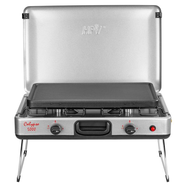 Gaskocher 2-flammig mit Grill Calypso 5000
