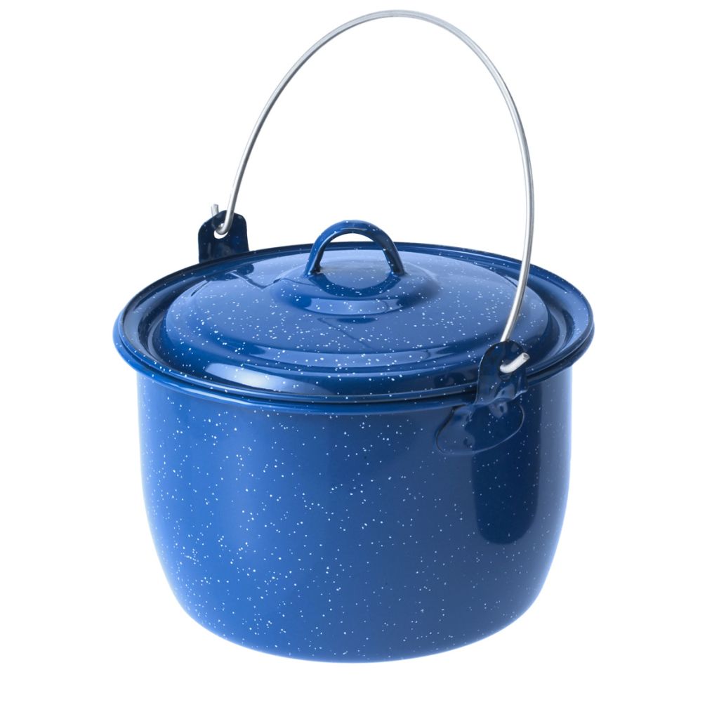 Emaille Topf 2.8 Liter blau