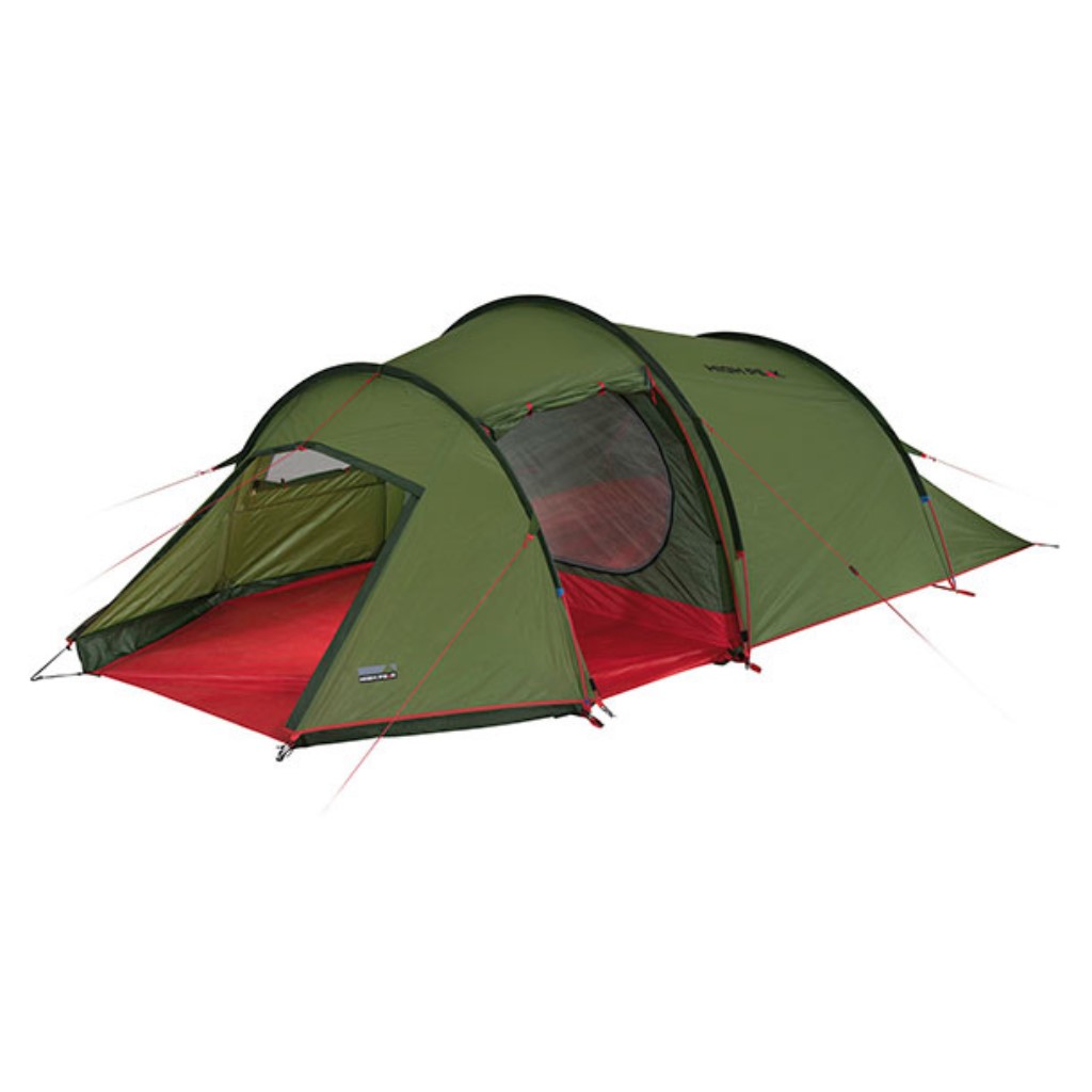 High Peak Falcon 3 Personen Tunnelzelt mit Vorbau