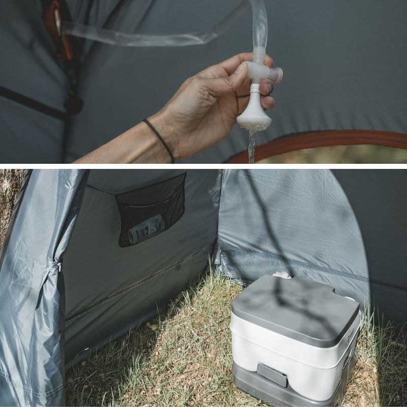 Draußen, Zelt, Unterschlupf, Campen, Natur