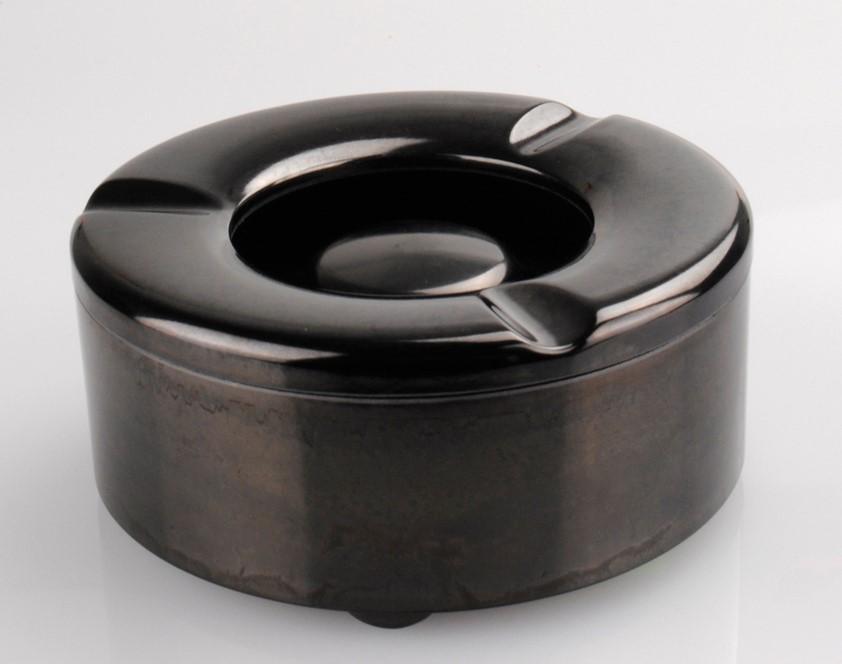 Aschenbecher schwarz Melamin