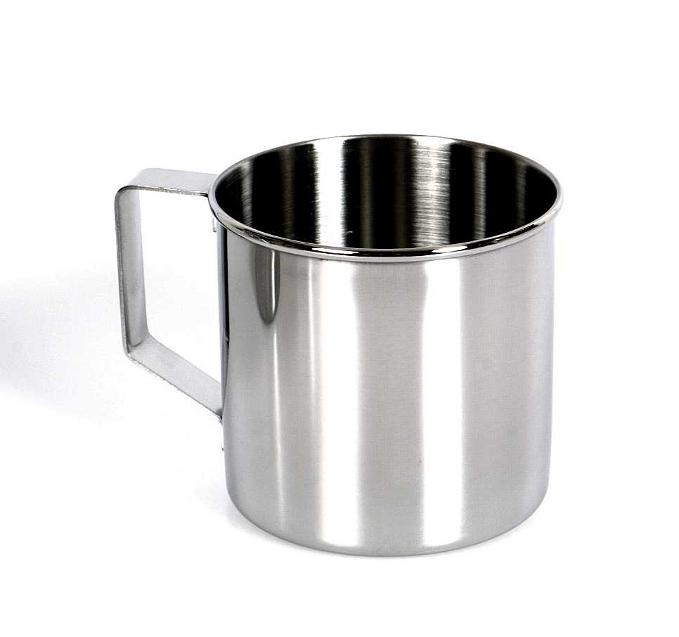 Zebra Edelstahlbecher 0,5 L
