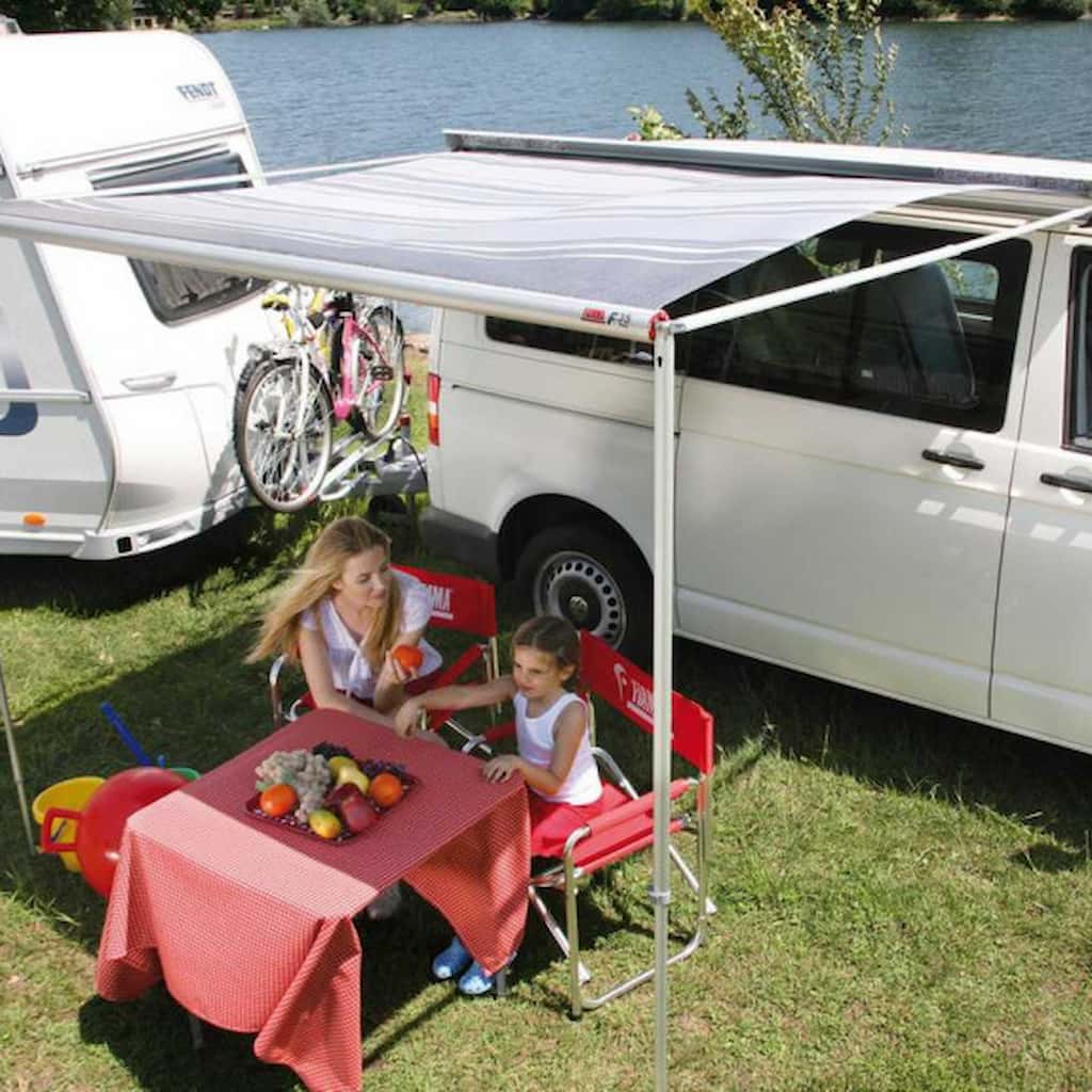 Fiamma F35 Pro 270 Gehäusefarbe Titanium Tuchfarbe Royal Grey