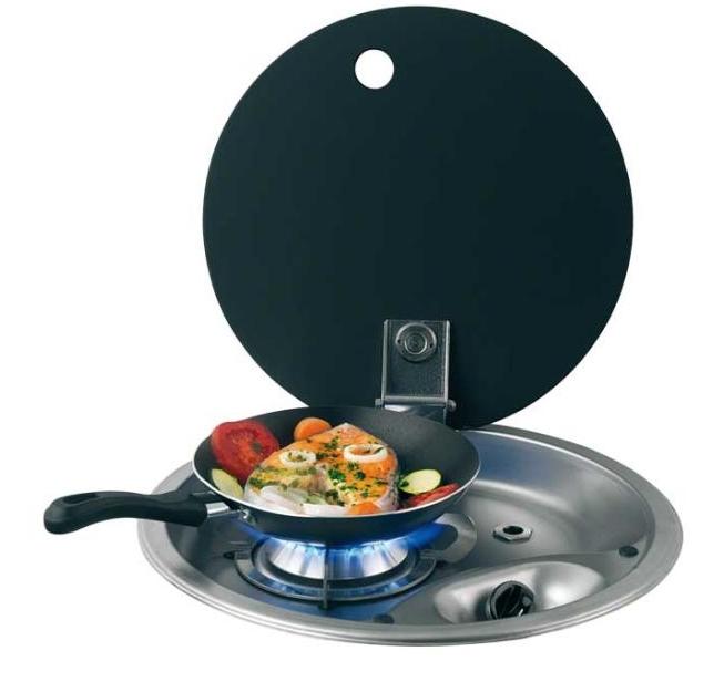 Can FC1345 Kocher Edelstahl 1-flammig mit Glasabdeckung