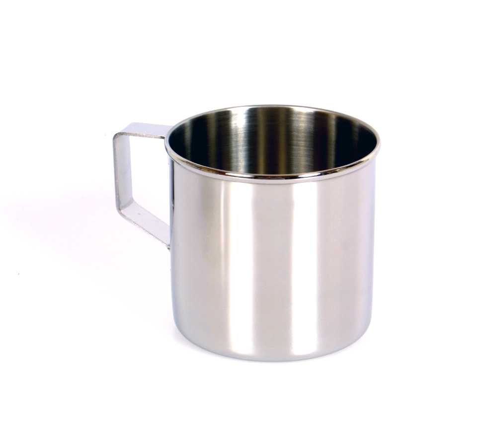 Zebra Edelstahlbecher 0,4 L