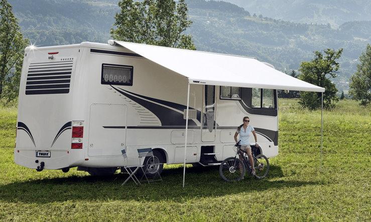 Thule Omnistor 9200 creme-weiß 4 x 3 m Mystic-Grau