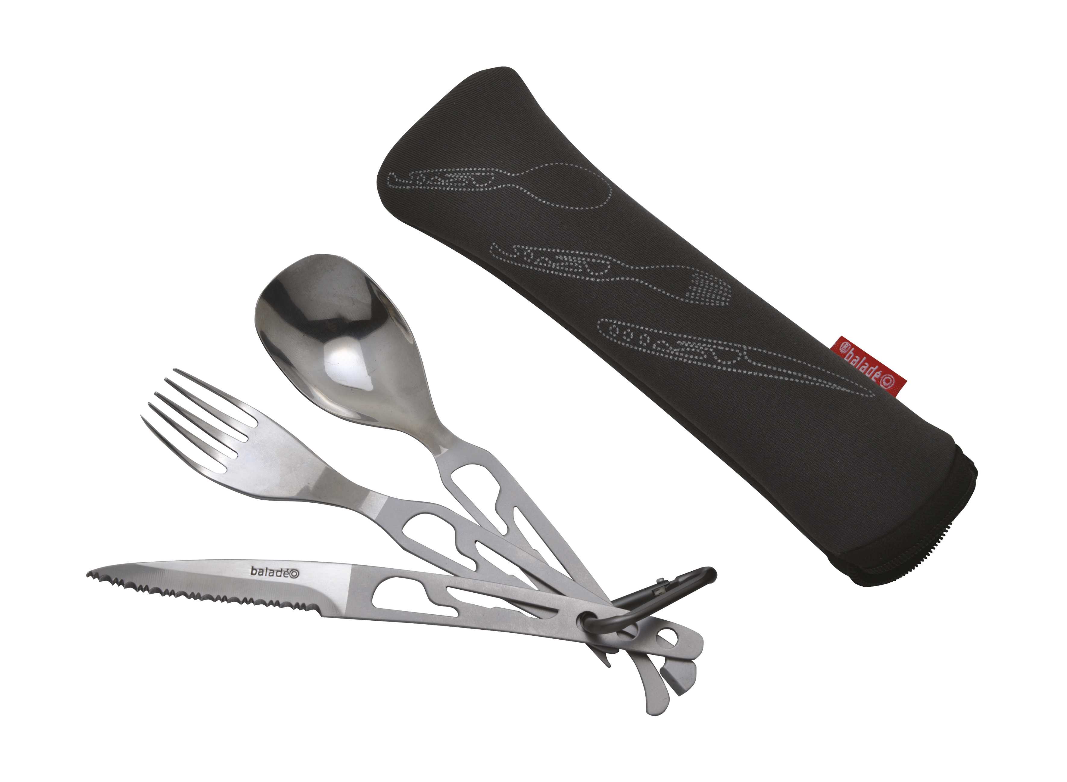 baladéo Besteckset Basecamp schwarz