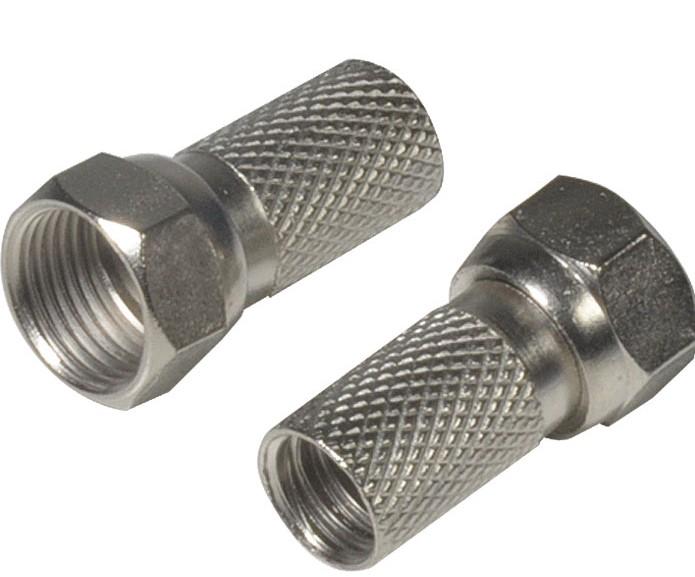 F-Stecker 7 mm 2 Stück