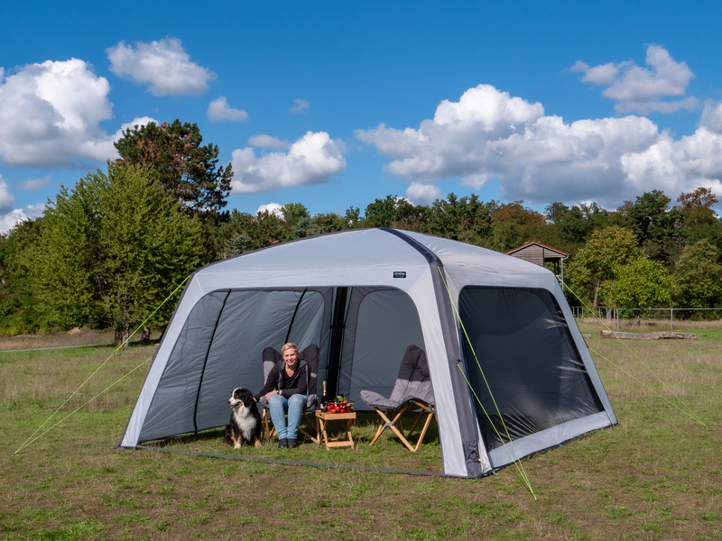 Luft-Pavillon Party-Shelter LINOSA mit Seitenwänden