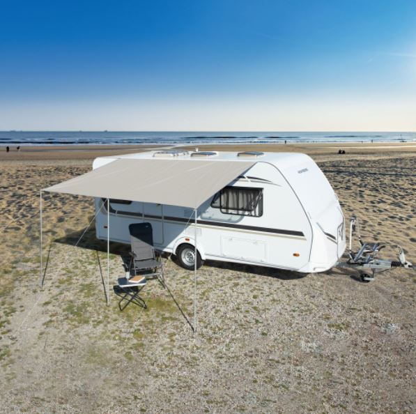 Sonnendach Playa 4 grau 350 x 240 cm