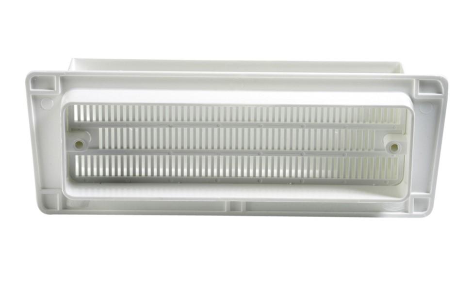 Seitenwandlüfter  205 x 75 mm weiß