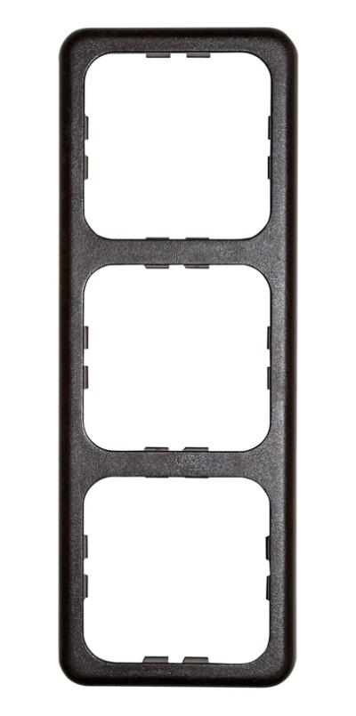 Inprojal System 10.000 3-fach Abdeckrahmen braun