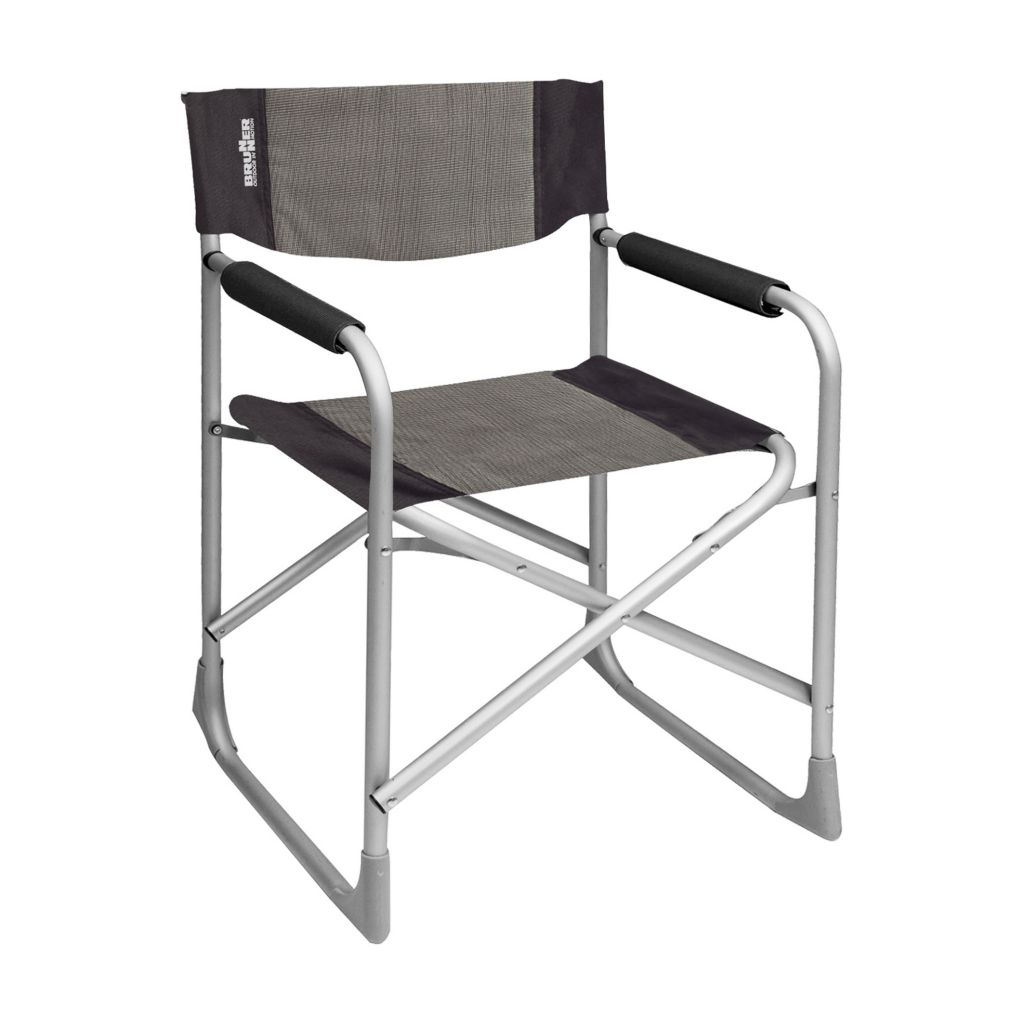 Brunner Regiestuhl Captain grau/schwarz