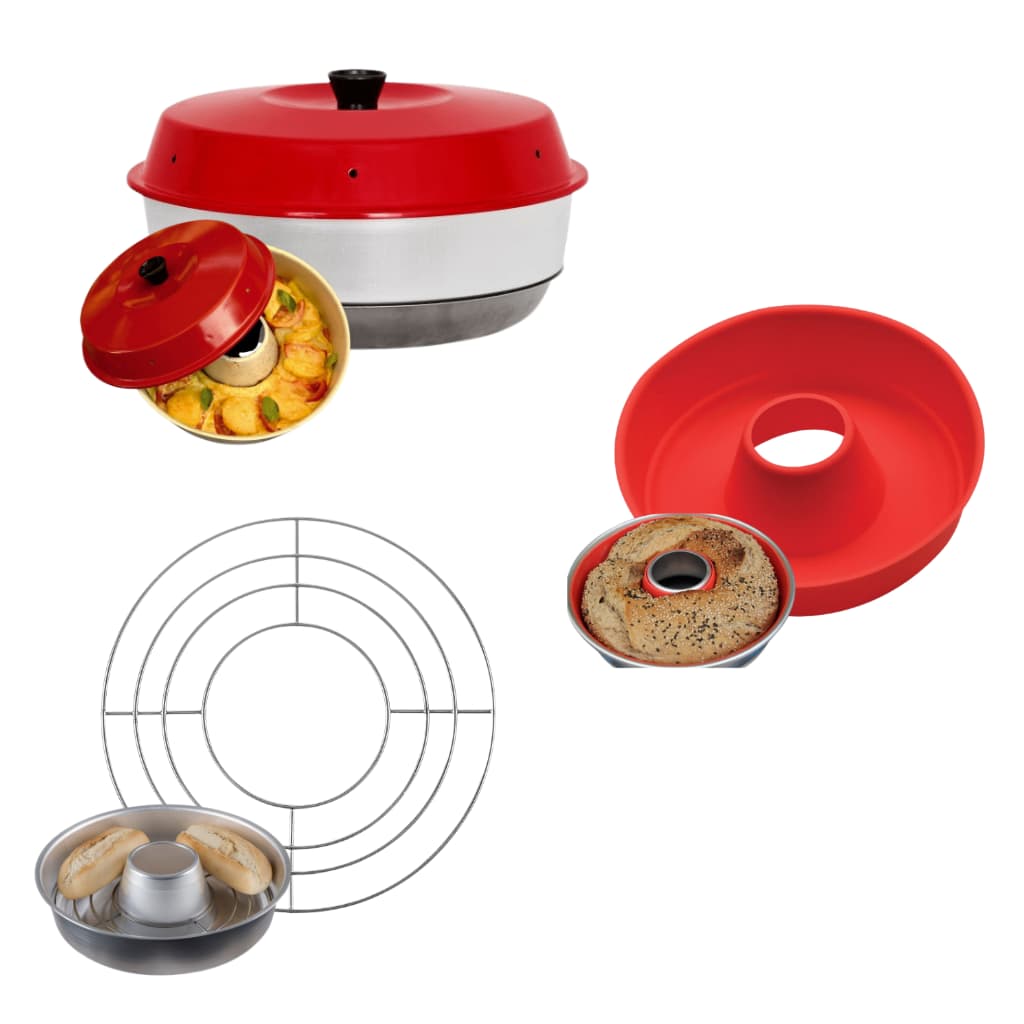 Omnia Grundausstattung Set Backofen, Backform & Aufbackgitter