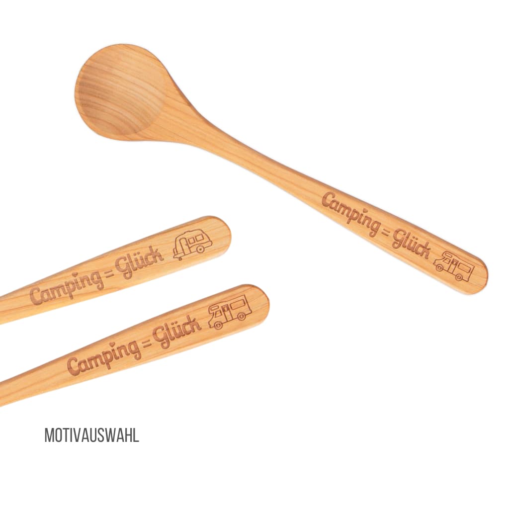 Camping-Glück Holz Kochlöffel