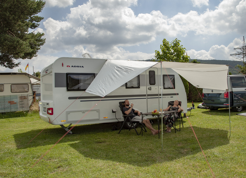 Wohnwagen, Lieferwagen, Fahrzeug, Person, Auto