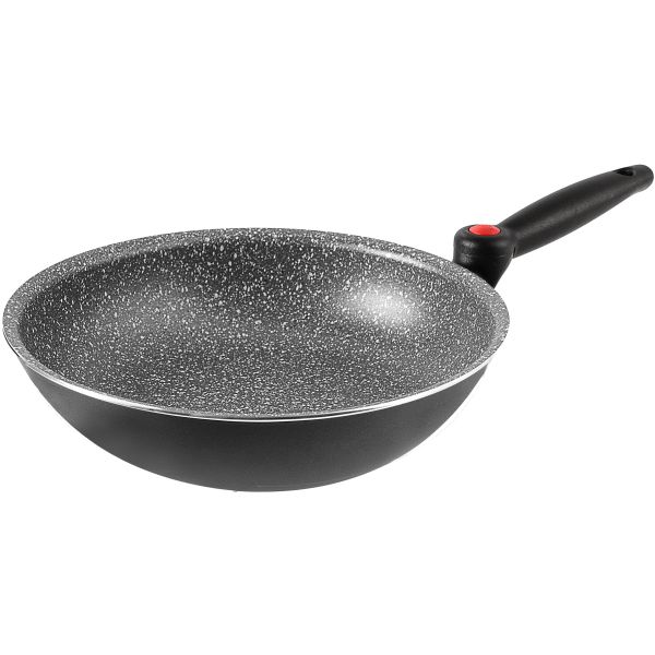 Wok Pfanne Alu 28 cm klappbarer Griff