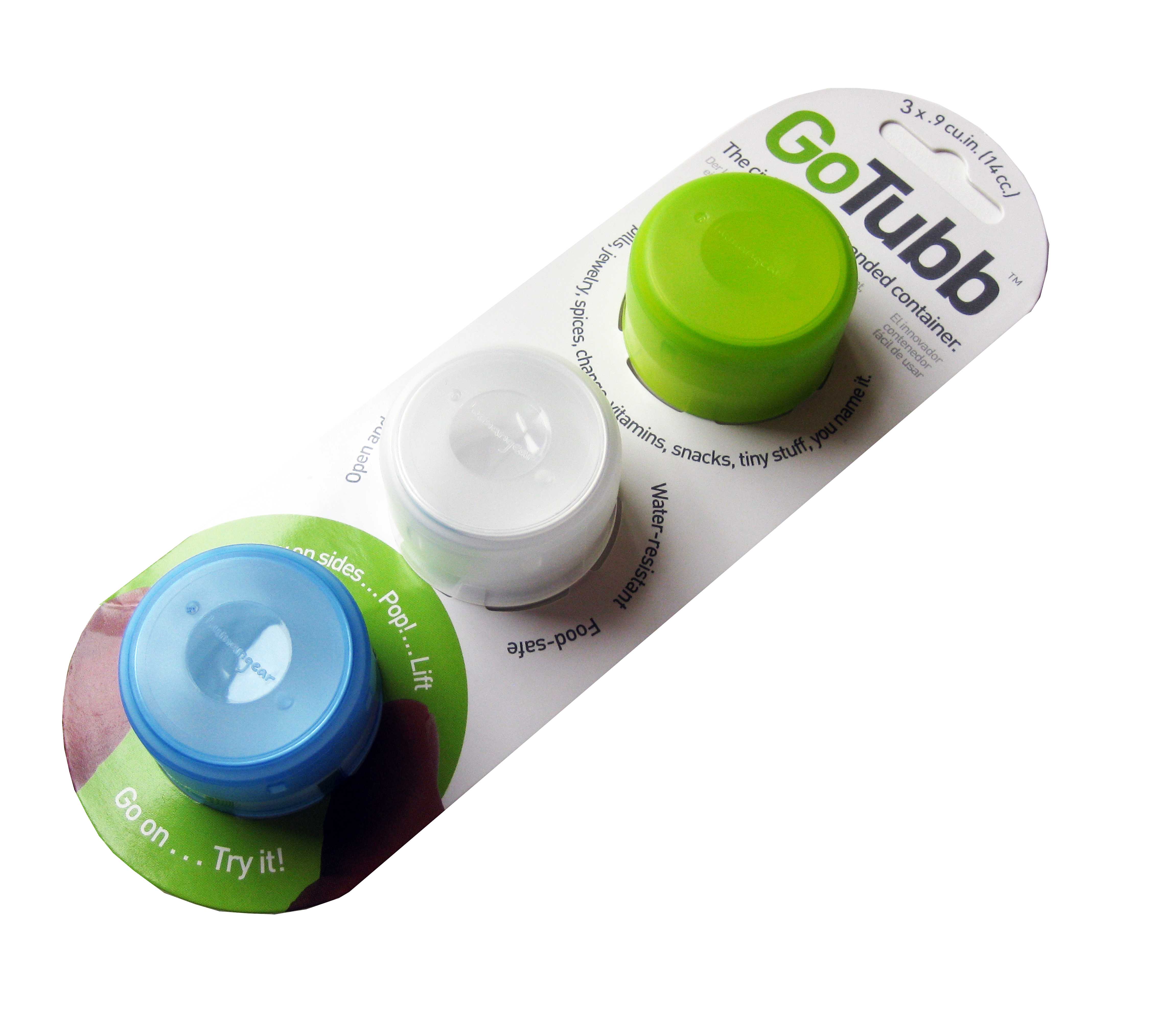 humangear GoTubb Dosenset klein farbig