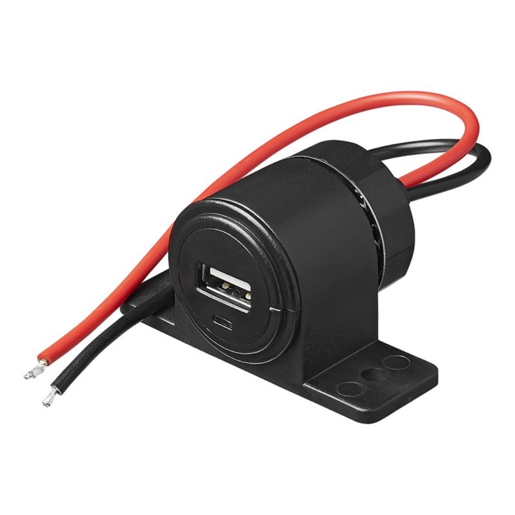 Pro Plus USB-A Aufbau-Steckdose 12 Volt