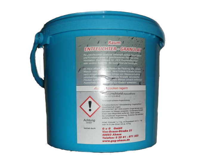 Luftentfeuchter Granulat HUMID 5 Liter Eimer