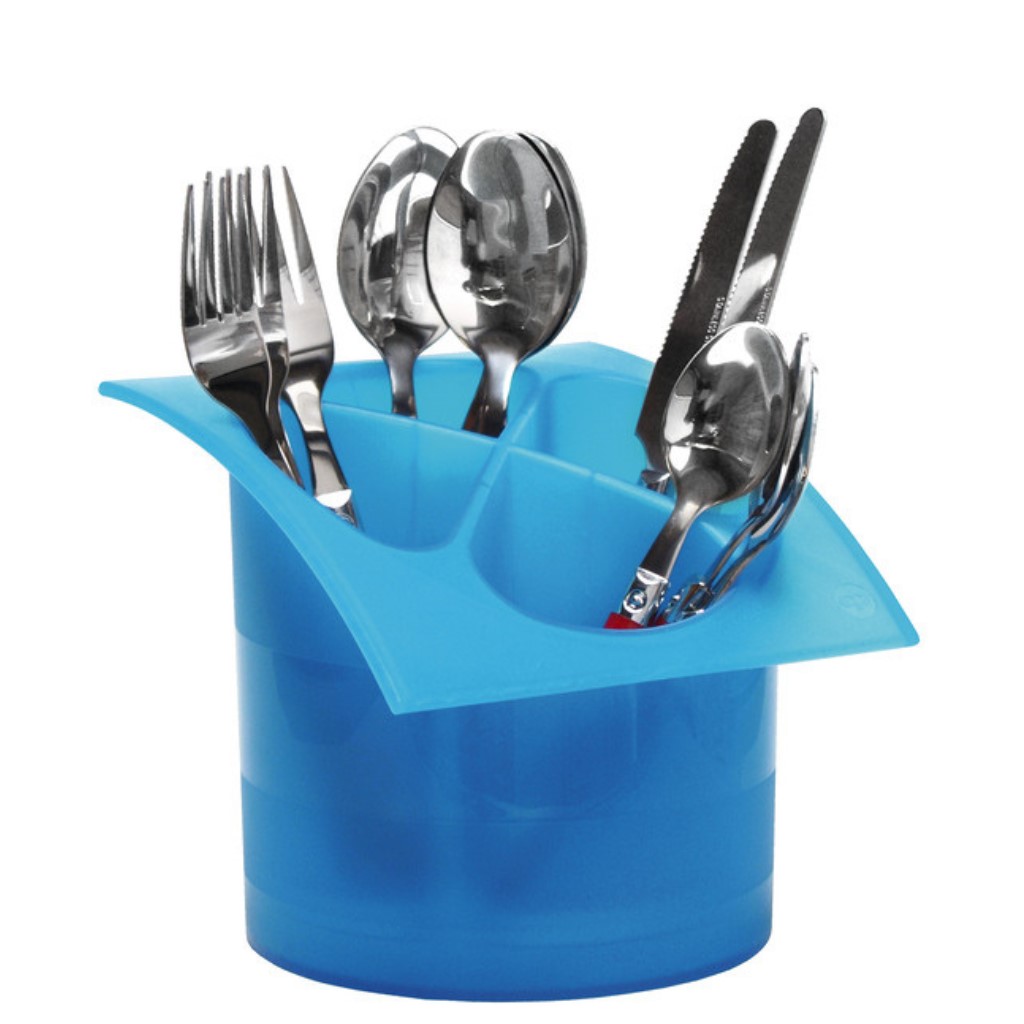 Bestecktrockner Kunststoff blau