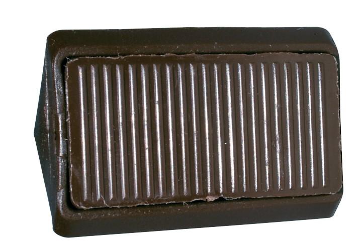 Möbelverbinder 2-teilig dunkelbraun