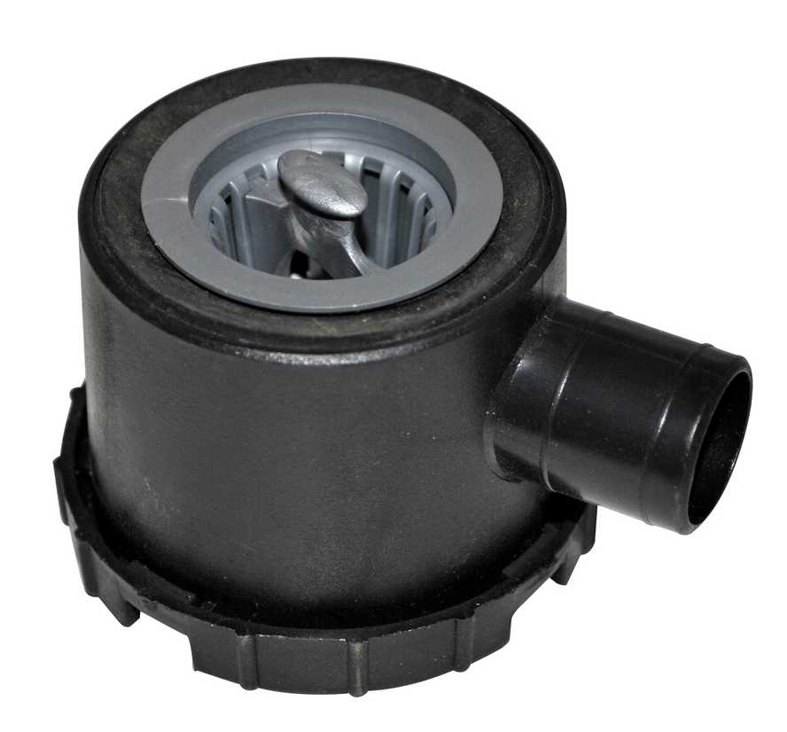 Siphon mit Restesieb 1 Anschluss