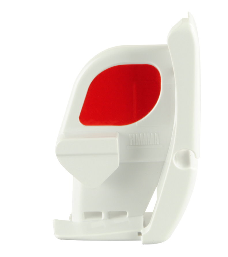 Fiamma Frontblendenverschluss links Polar White für Markise F 45 S